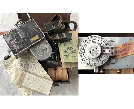 London Transport SETRIGHT TICKET MACHINE, serial nos S475 and 22699, from the 2nd LT batch in 1954 and used on Green Line ser