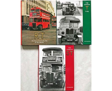 Trio of Capital Transport BOOKS by Ken Blacker comprising the definitive histories of the RT (The Story of a London Bus), (2n