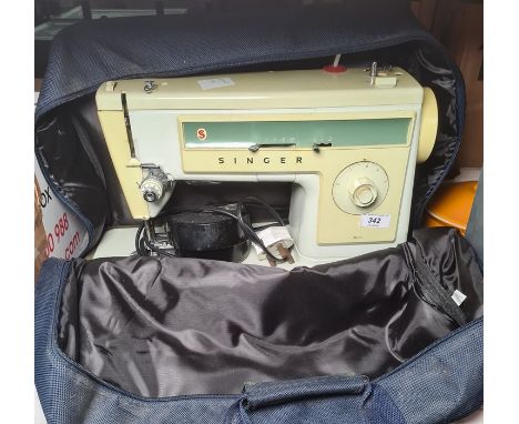 Vintage Singer sewing machine, circa 60's/70's