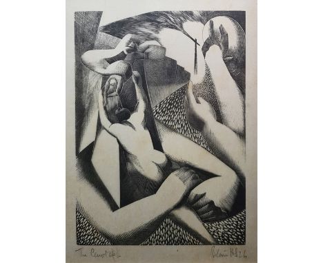 Blair Hughes-Stanton (1902-1981)Pair wood engravings "The Image", No.4/30 and "The Cenotaph", signed to margin in pencil lowe