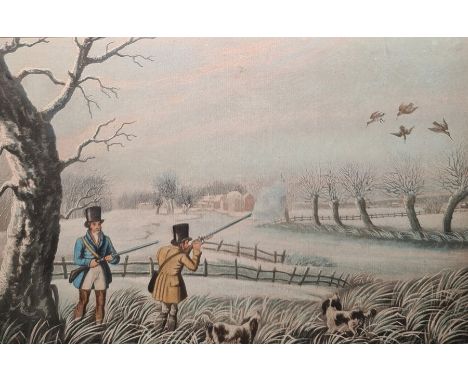 Hunting prints, decorative prints after Eleana Gomas, Coverack Cove print, a mirror and other decorative prints (9) 
