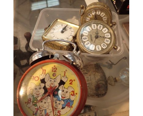 Box of clocks and watches 
