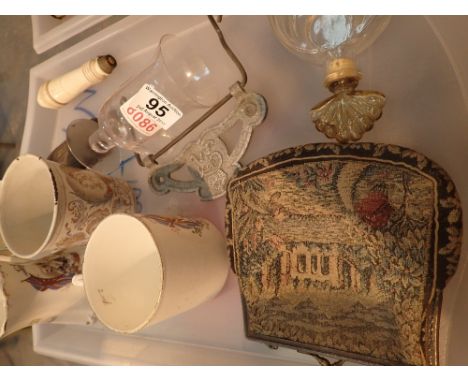 Mixed collectables including Edward VII coronation ware, Edward VIII coronation mug, Victoria cup, glassware, Vintage childs 