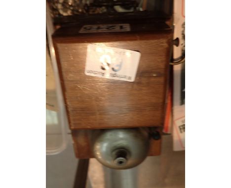 Vintage wall mounted railway bell