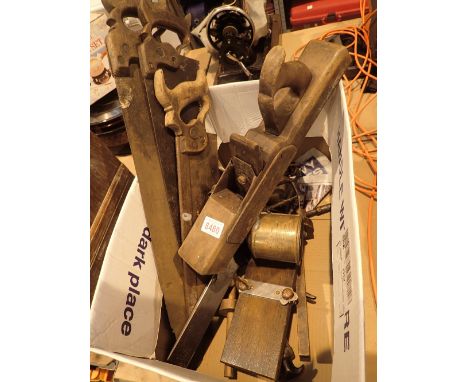 Collection of mixed tools including Sievert blow lamp 