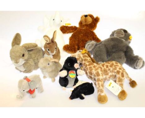 Collection of Steiff soft toys