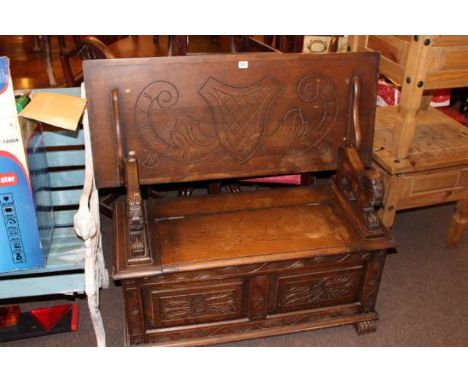 Oak monks bench