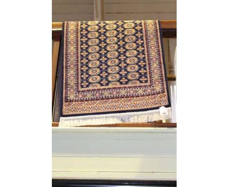 Blue ground Bokhara runner 2.10 x 0.70