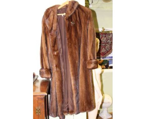 Italian ladies 3/4 length mink coat