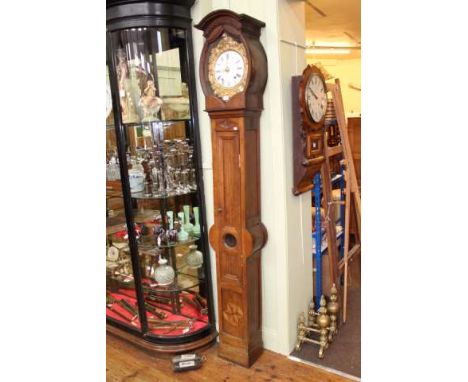 French oak Comtoise longcase clock