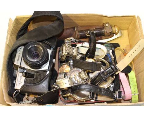 Praktica camera, watches, etc
