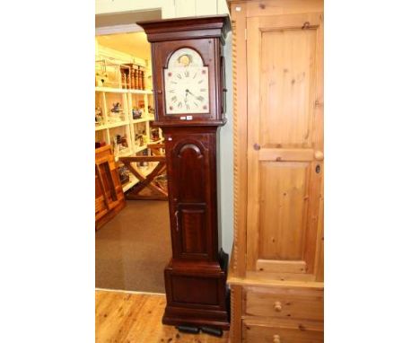 Period style longcase clock, signed Howard Miller