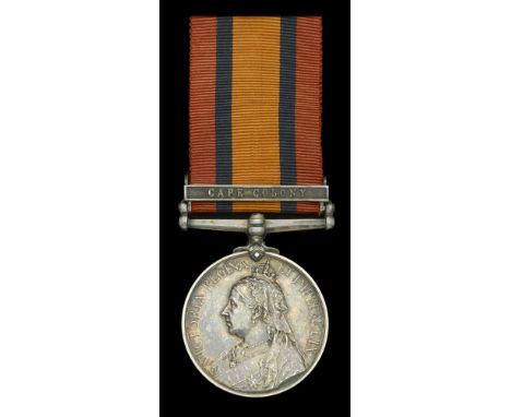 Queen’s South Africa 1899-1902, 1 clasp, Cape Colony (Lt. R. St. J. Carmichael: W. Rid. Rgt) engraved naming, extremely fine 