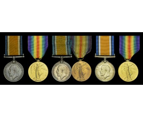 Pair: Captain J. Murray British War and Victory Medals (Capt. J. Murray.) nearly extremely fine  Pair: Private S. R. Whittle,