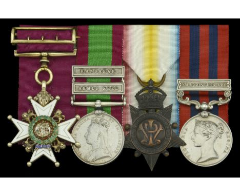 A fine Victorian C.B. group of four awarded to Brevet Colonel R. Chalmer, King’s Royal Rifle Corps, who served as Brigade Maj