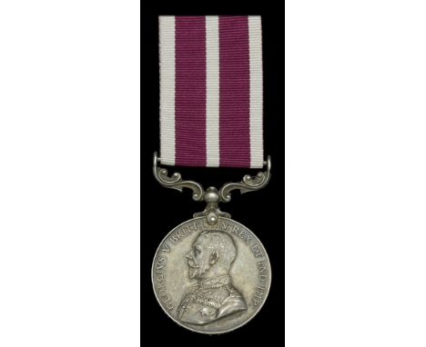 A scarce Army Meritorious Service Medal for Gallantry awarded to Corporal, later Sergeant, J. W. Ricketts, 30th Divisional Tr