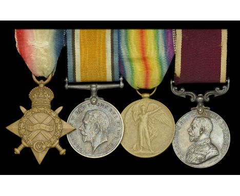 Four: Sergeant J. Ralph, Royal Engineers  1914-15 Star (17950 L. Cpl. J. Ralph. R.E.); British War and Victory Medals (17950 