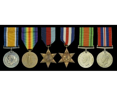 Six: Lieutenant-Colonel C. M. Black, Royal Tank Corps, later Pioneer Corps   British War and Victory Medals (2. Lieut C. M. B