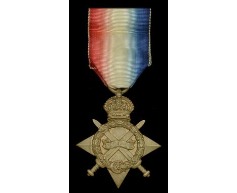 The 1914-15 Star awarded to Captain M. B. Pollard-Urquhart, 8th Laird of Craigston, Royal Navy, late Army Service Corps, Scot