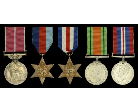 A Second War ‘North West Europe’ B.E.M. group of five awarded to Acting Lance-Bombardier G. V. Sangster, 110 Heavy Anti-Aircr