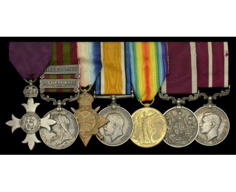 An Inter-War M.B.E. group of seven awarded to Captain and Quarter-Master John Sandilands, East Lancashire Regiment, late Roya