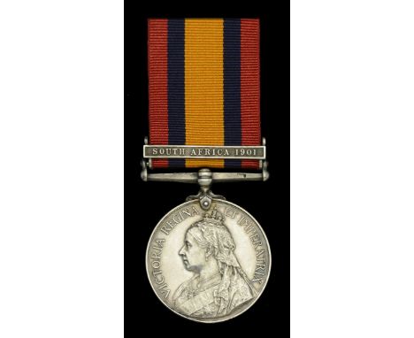 Queen’s South Africa 1899-1902, 1 clasp, South Africa 1901 (717 Cpl. A. Poole, R.A.M.C. Mil:) rank officially corrected, good