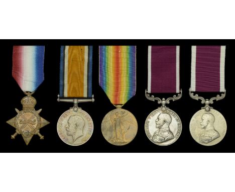 Four: Private H. Pike, Suffolk Regiment 1914-15 Star (4625 Pte. H. Pike. Suff. R.); British War and Victory Medals (4625 Pte.