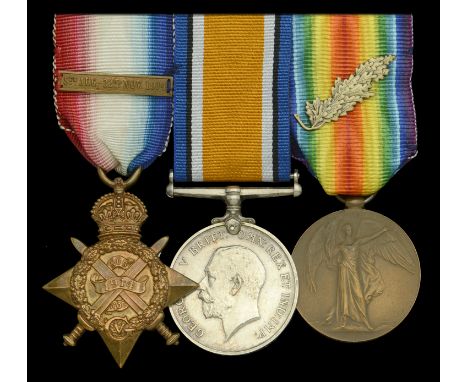 Three: Lieutenant C. F. Verrall, 2nd Battalion, Royal Sussex Regiment, who was killed in action in the trenches at Epinette, 