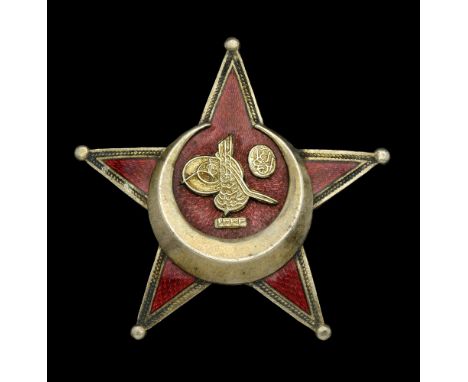 Ottoman Empire, Gallipoli Star 1915, silver and enamel, reverse stamped ‘B.B. & Co.’, good very fine £80-£100