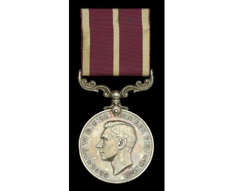 Army Meritorious Service Medal, G.VI.R., 1st issue (Col. Sjt. W. T. Gilley. D.C.L.I.) contact marks, good very fine £120-£160