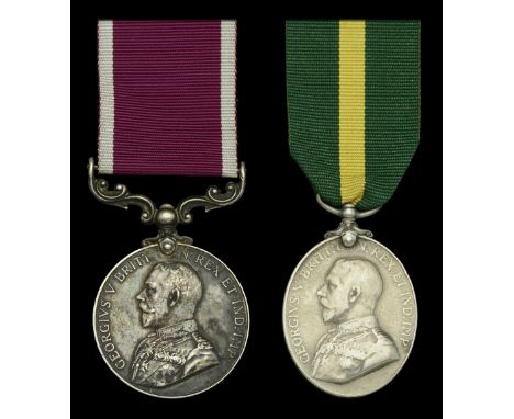 Army L.S. & G.C., G.V.R., 1st issue (5819176 Sjt. G. Ellingford. Suff. R.); Territorial Force Efficiency Medal, G.V.R. (364 P
