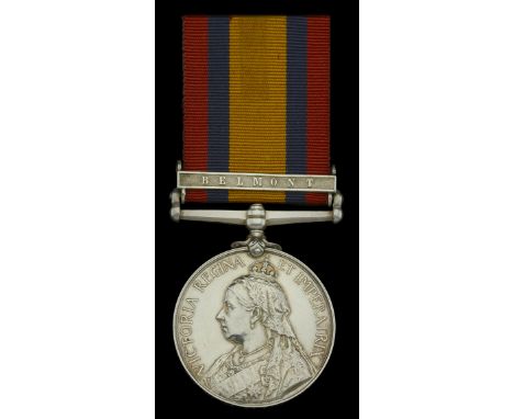 Queen’s South Africa 1899-1902, 1 clasp, Belmont (8998 Pte. W. Mc‘Clair, Scots Gds:) nearly extremely fine £240-£280  ---  Wi