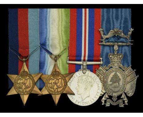 Three: Captain P. W. Clark, Mercantile Marine  1939-45 Star; Atlantic Star; War Medal 1939-45; together with the recipient’s 