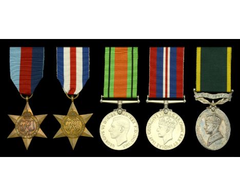 Five: Trooper E. G. Scott, Duke of Wellington’s Regiment (West Riding), attached Royal Armoured Corps  1939-45 Star; France a