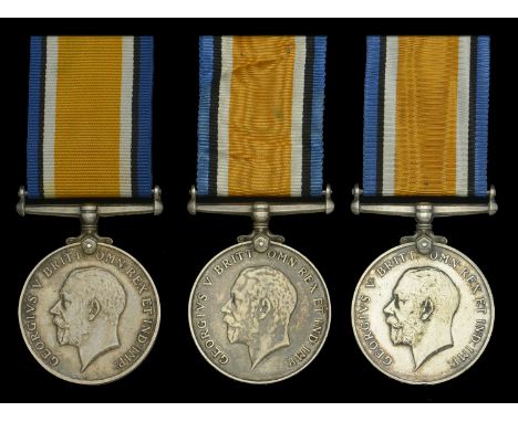 British War Medal 1914-20 (3) (40775 Wkr. E. Parkinson. Q.M.A.A.C.; 26769 Wkr. S. L. Povey. Q.M.A.A.C.; 11933 Wkr. F. E. Rile