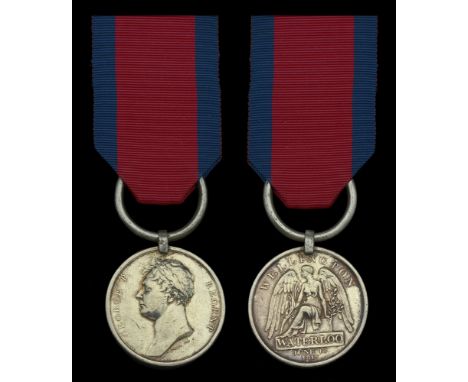 Waterloo 1815 (Corp. Angus M’Pherson, 1st Bat. 92nd Highlanders.) fitted with original steel clip and replacement ring suspen