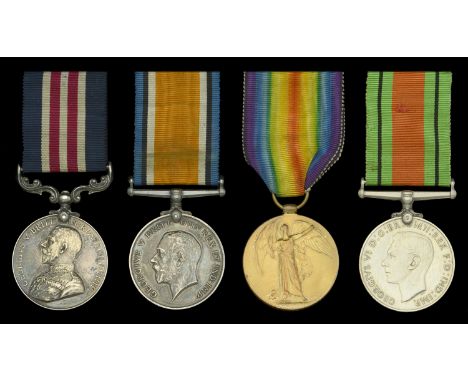 A Great War ‘Western Front’ M.M. group of four awarded to Corporal A. Lee, West Riding Regiment, later York and Lancaster Reg