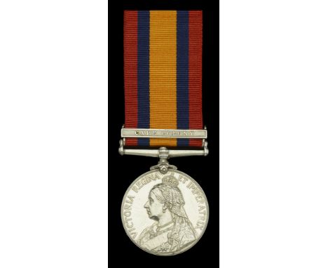 Queen’s South Africa 1899-1902, 1 clasp, Cape Colony (1020 Pte. A. Rogers. W. Riding Regt.) surname partially officially corr