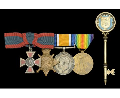 Family Group:  A Great War A.R.R.C. group of four awarded to Sister Miss Amy Kaye, later Mrs. Fisher, Territorial Force Nursi