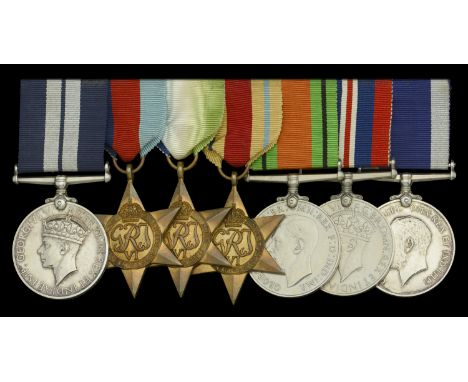 A rare and deeply poignant Second War ‘Operation Demon’ D.S.M. group of seven awarded to Commissioned Engineer L. F. Bartlett