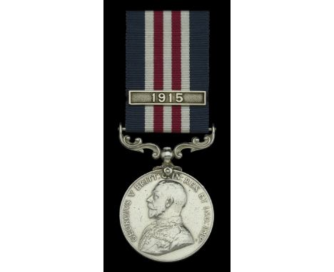 A fine Great War ‘Gallipoli Operations’ M.M. awarded to Battery Quartermaster Sergeant F. A. Granados, Royal Field Artillery,