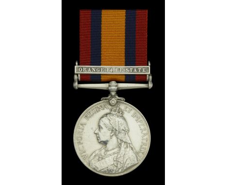 Queen’s South Africa 1899-1902, 1 clasp, Orange Free State (Mr. J. L. Ford.) nearly extremely fine £100-£140  ---  J. L. Ford