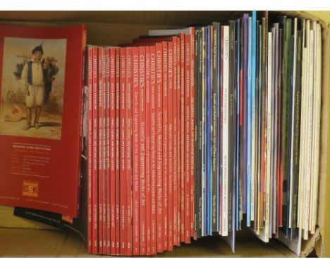 CHRISTIE'S AND SOTHEBY'S SCIENTIFIC INSTRUMENT CATALOGUES, approximately 51 Christie's Clocks & Scientific Instruments from A