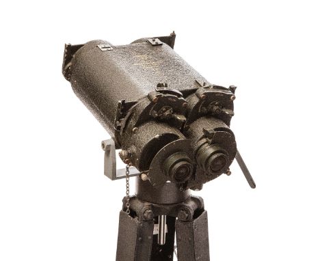 A PAIR OF 10 X 70 BINOCULAR GUN SIGHTS BY ROSS, LONDON CIRCA 1940, contained with regulation crackle finished case, signed as