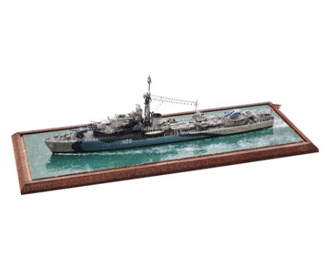 A 16FT TO 1 IN. SCALE WATERLINE MODEL OF THE NORWEGIAN S-CLASS DESTROYER K.N.S STORD (EX H.M.S. SUCCESS) AS DEPICTED ON OPERA