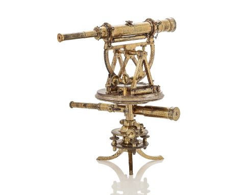 A RARE AND FINE DOUBLE THEODOLITE BY MATTHEW BERGE, LONDON, FORMERLY OWNED BY THOMAS, FIRST BARON DUNDAS, GOVERNOR OF THE FOR