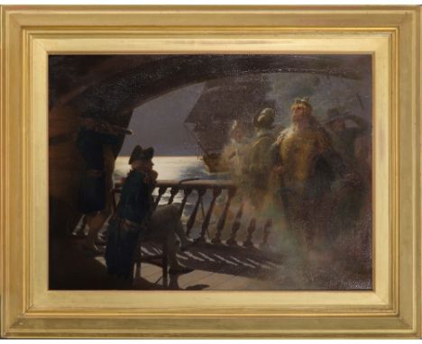 ARTHUR TWIDLE (BRITISH, 1865-1935), Britannia Needs No Bulwarks, Oil on canvas, Signed and dated 'Arthur Twidle 1912' (lower 