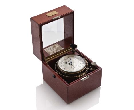 A TWO-DAY MARINE CHRONOMETER BY THOMAS MERCER, ST ALBANS, NO. 23750, CIRCA 1961, the 4in. silvered dial signed as per title, 