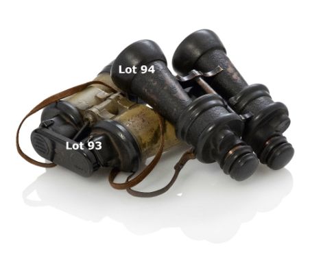 A PAIR OF 7 X 50 KRIEGSMARINE U-BOAT BINOCULARS BY CARL ZEISS, JENA, CIRCA 1943, RECOVERED FROM U-236, 1945the tubes with ori