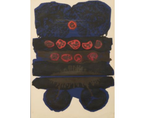 *TADEK BEUTLICH (1922-2011) 'Fritillary' signed, titled and numbered 1/50 in pencil, woodcut, 94cm x 66.5cmProvenance: The Co